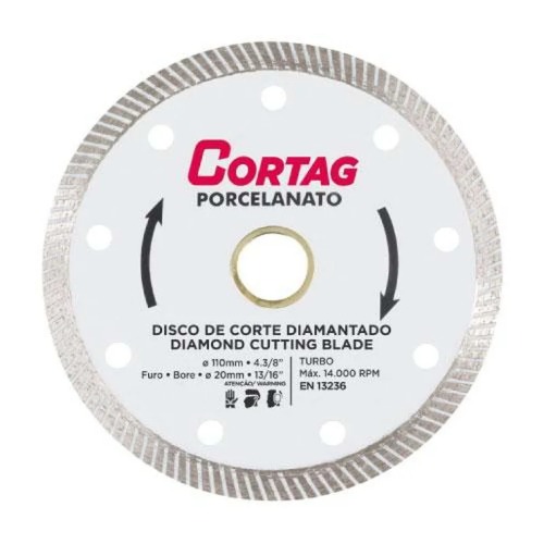 DISCO DIAM. PORCELANATO CORTAG