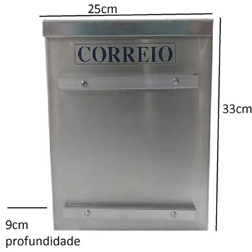 CAIXA DE CORREIOS ALUMINIO GRANDE