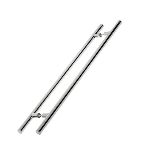 PUXADOR STAM TUB INOX POL DUPLO 80 CM 76029